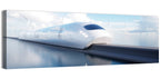 Futuristic Monorail Perspective Wall Art