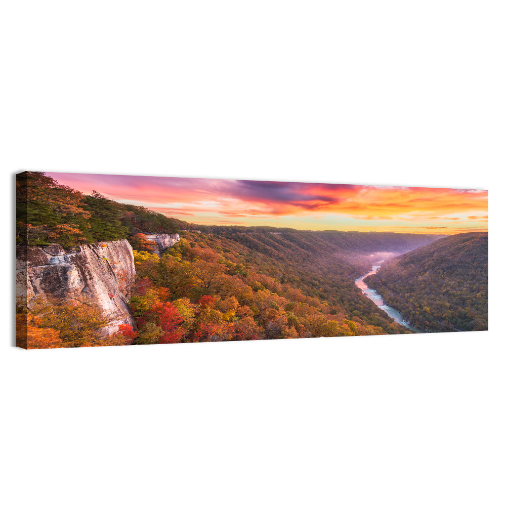 New River Gorge Sunset Wall Art