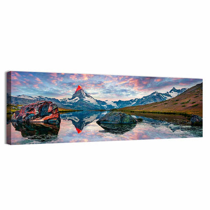 Stellisee Sunrise Reflection Wall Art