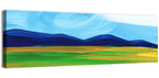 Serene Painted Mountains Wall Art