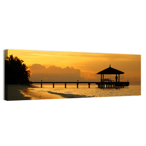 Resort Island Sunset Wall Art