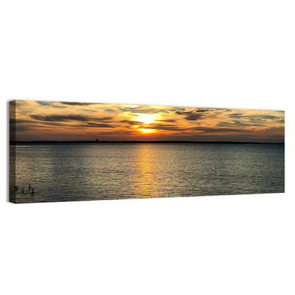 Texoma Lake Sunset Wall Art