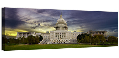 United States Capitol at Dusk Wall Art