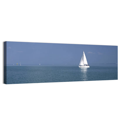 Sailboat on Lake Balaton Wall Art