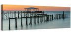 Fairhope Pier at Sunset Wall Art