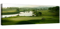 Golden Hour Putting Green by the Lake Wall Art