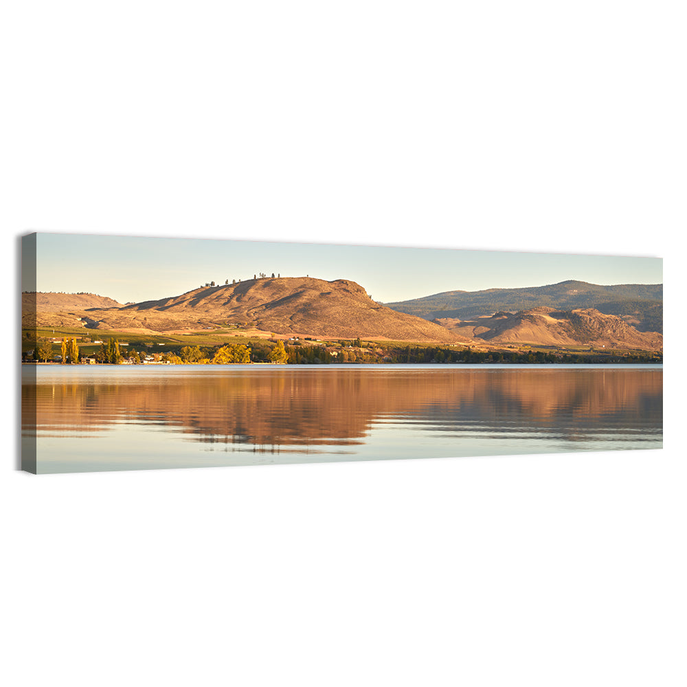 Osoyoos Lake Moonlit Reflection Wall Art