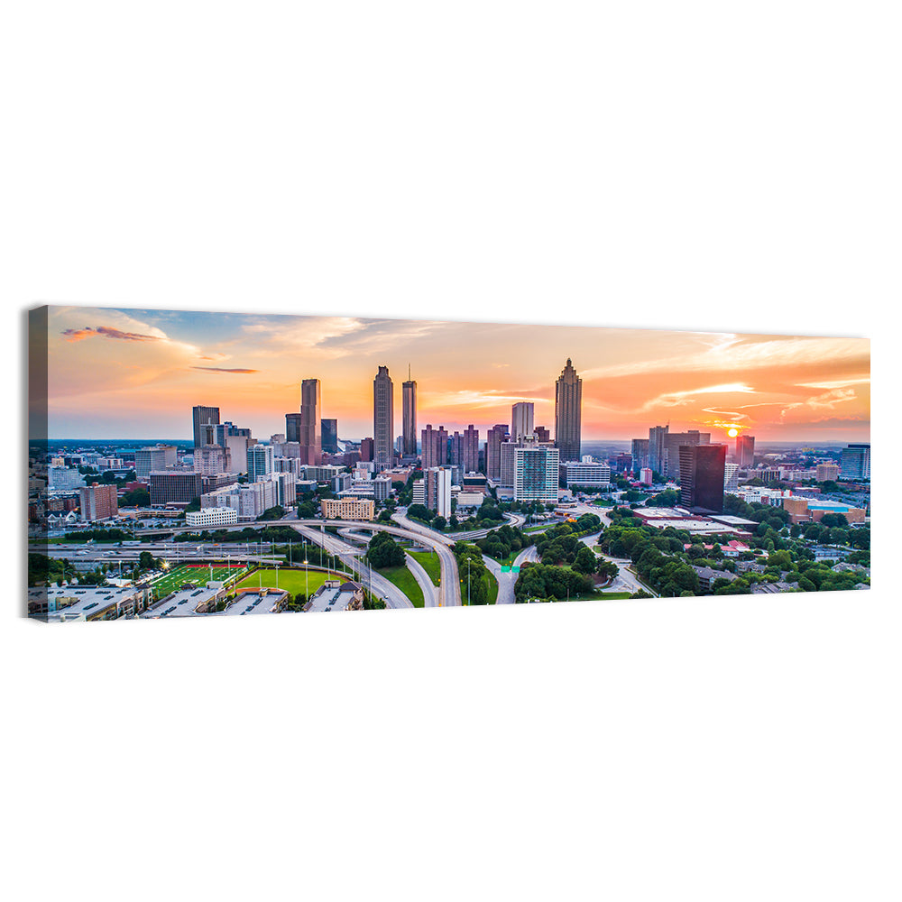 Downtown Atlanta Skyline Wall Art
