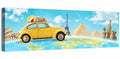Yellow Beetle World Road Trip Wall Art