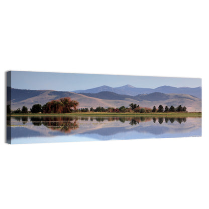 Mission Valley Lake Reflection Wall Art