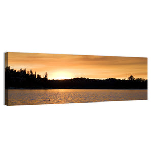 Lake Arrowhead Sunset Wall Art