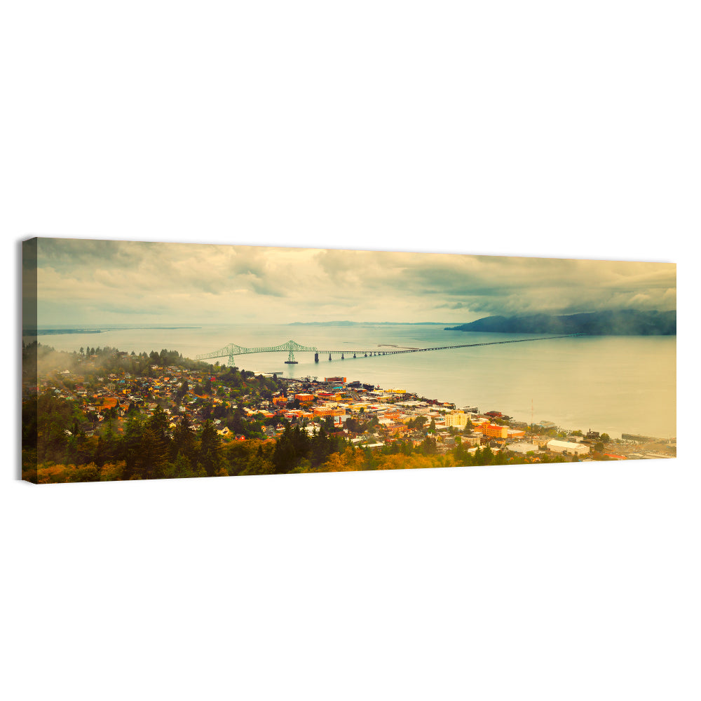 Astoria-megler Bridge Cityscape Wall Art