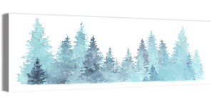 Watercolor Pine Trees Wall Art