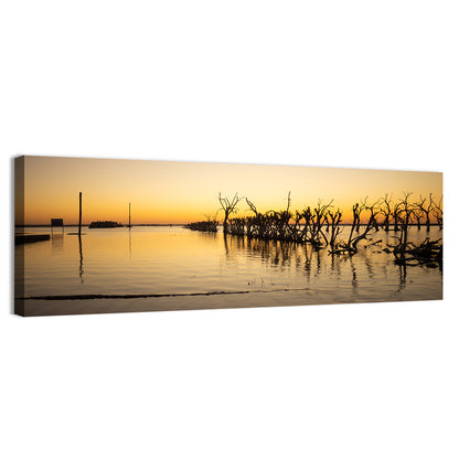 Lake Epecuen Evening Glow Wall Art