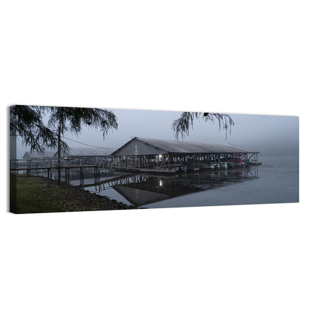 Ozark Beach Resort Boathouse Wall Art