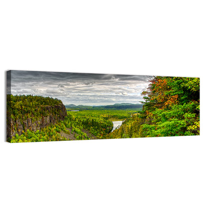 Ouimet Canyon Autumn View Wall Art