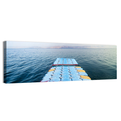 Galilee Floating Dock at Tiberias Wall Art