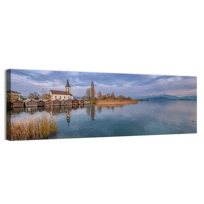 Busskirch Church on Lake Obersee Wall Art