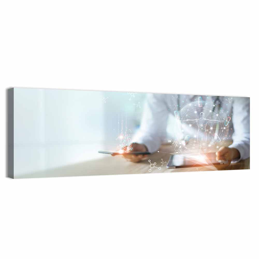 Holographic Human Anatomy Wall Art