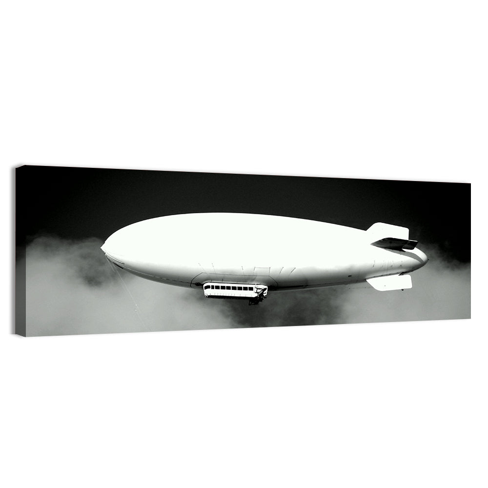 Dirigible Over Clouds Wall Art