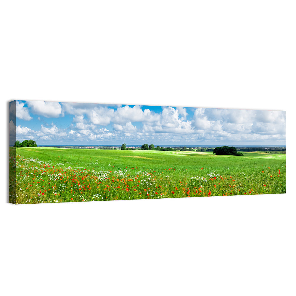 Summer Meadow with Poppies Wall Art