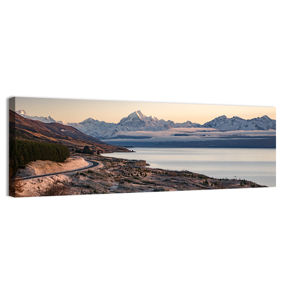 Mount Cook Over Lake Pukaki Wall Art