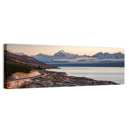 Mount Cook Over Lake Pukaki Wall Art