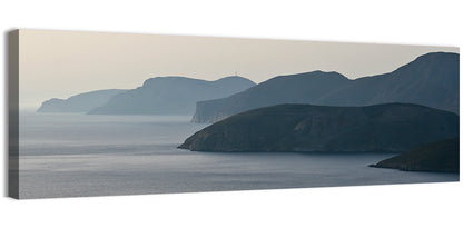 Kalymnos Shore at Blue Hour Wall Art