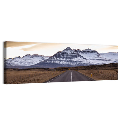 East Fjords Road at Dusk Wall Art