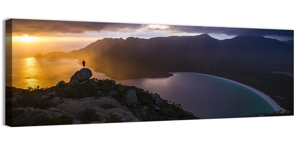 Wineglass Bay Sunset Wall Art