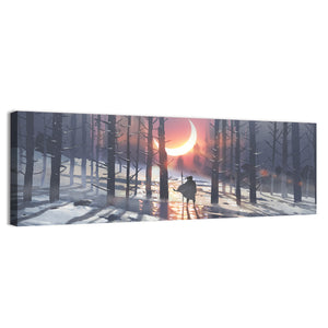 Winter Forest Journey Wall Art