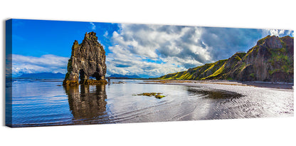 Hvítserkur Sea Stack at Sunset Wall Art