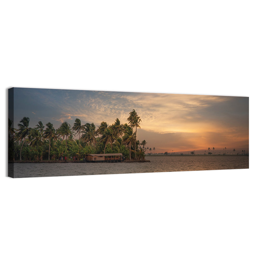 Vembanad Lake Sunset Wall Art