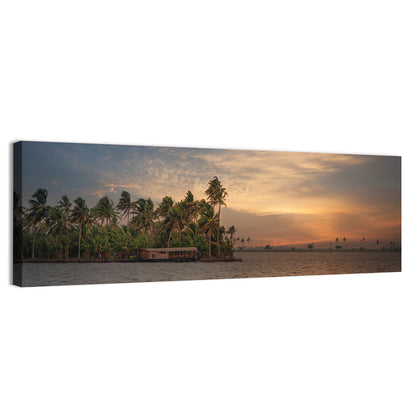 Vembanad Lake Sunset Wall Art