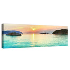 Con Dao Sunrise Over Turquoise Sea Wall Art