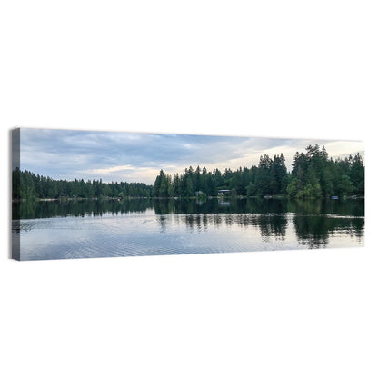 Beaver Lake Park Sunrise Reflection Wall Art