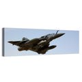 Camouflaged Fighter Jet in Flight Wall Art