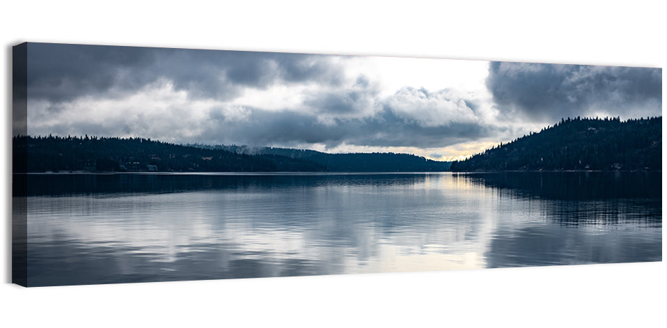 Coeur D'alene Lake Reflection Wall Art