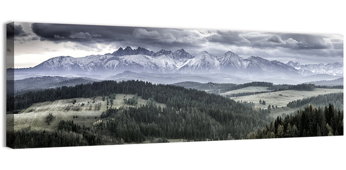 Snow-capped High Tatras, Poland Wall Art as a canvas print