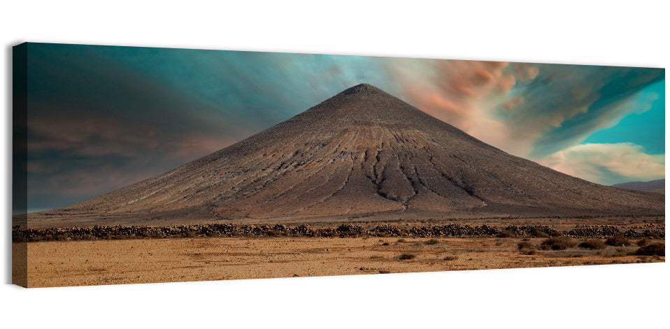 Volcanic Cone at Golden Hour Wall Art
