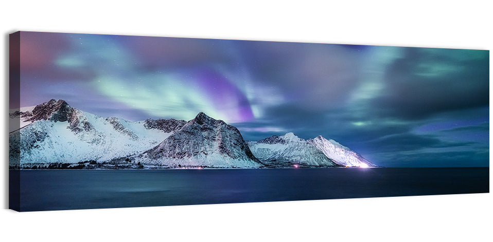 Northern Lights Over Norway Wall Art