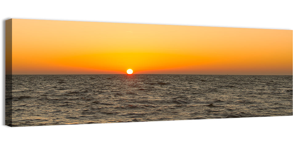 Golden Sunset Over Lake Ijssel Wall Art