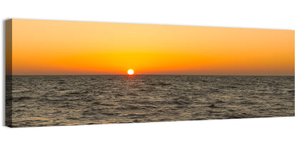 Golden Sunset Over Lake Ijssel Wall Art
