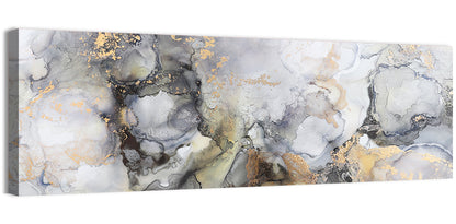 Gold Foil Marble Abstract Wall Art