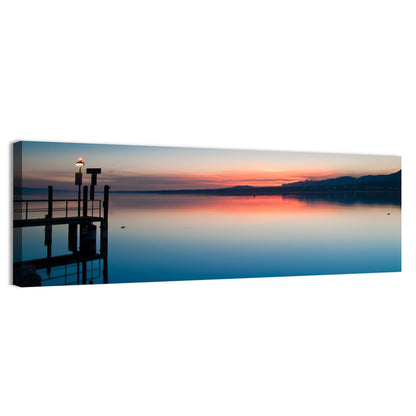 Lake Geneva Sunrise Pier Wall Art