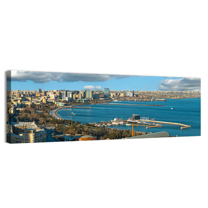 Baku Waterfront Skyline Wall Art