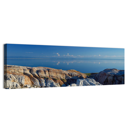Shekelmes Tract Cliff Over Lake Wall Art