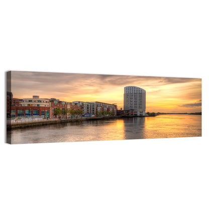 Limerick Riverside at Dusk Wall Art