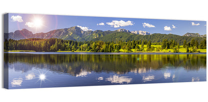 Bavarian Alpine Lake Reflection Wall Art