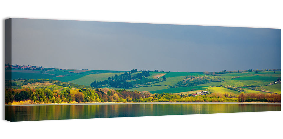 Liptovska Mara Lake Reflection Wall Art